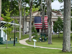 bay view grounds flag hall auditorium